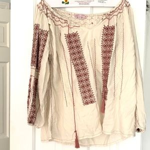 Calypso St. Barth Peasant Top